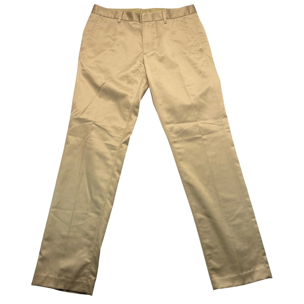 Bonobos Mens Thursday Weekday Warrior Slim Fit Chinos Tan Khaki Pants 32x34 NWOT